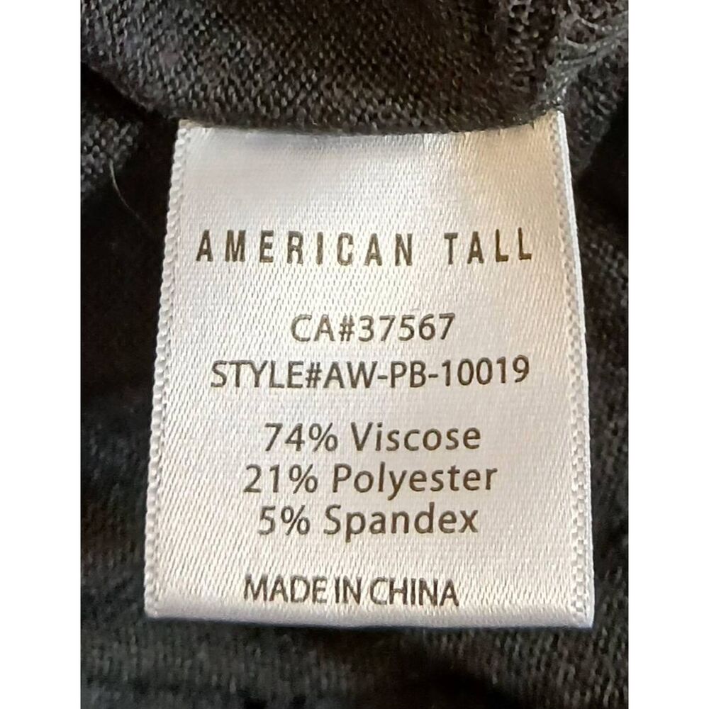 American tall men xl black jogger pants black spring summer lightweight long fit - Picture 11 of 11
